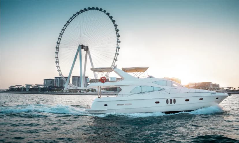 Romantic private yacht proposal in Dubai