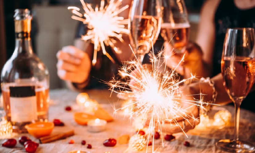 New Year's Eve party on a yacht in Dubai