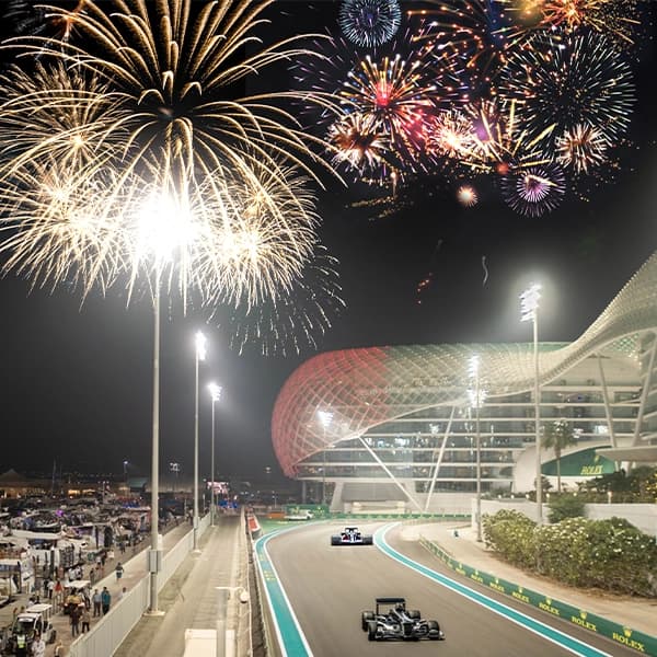 VIEW POST-RACE FIREWORKS CELEBRATIONS