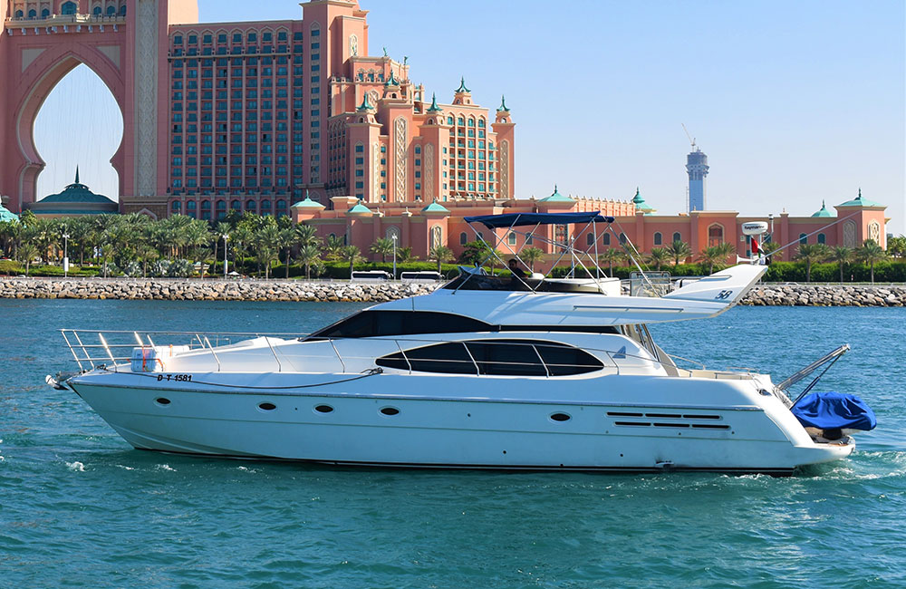 58 Feet Yacht Etosha Near Atlantis The Palm in Dubai