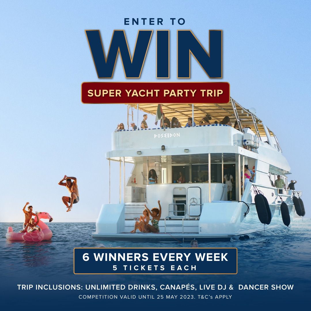 Centaurus Charter Luxury Rental Boats Competition - Enter to win 3 Hours Trip, 2 Winners every week
